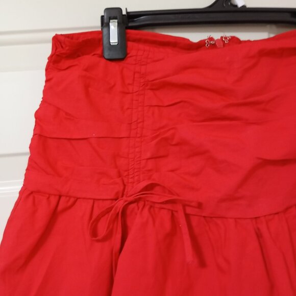 Day + Moon Red Womens Skort Large Cotton/Polyester Blend - Picture 8 of 9
